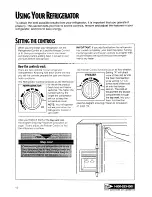 Предварительный просмотр 12 страницы Whirlpool ED20TWXDW02 Use & Care Manual