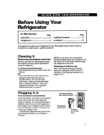 Preview for 5 page of Whirlpool ED20ZK Use And Care Manual