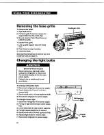 Preview for 20 page of Whirlpool ED22DQ Use And Care Manual