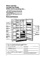 Предварительный просмотр 2 страницы Whirlpool ED22EK Use & Care Manual