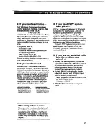 Preview for 27 page of Whirlpool ED22HP Use And Care Manual