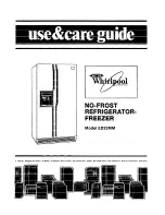 Предварительный просмотр 1 страницы Whirlpool ED22MM Use & Care Manual