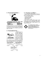 Preview for 17 page of Whirlpool ED22MM Use & Care Manual