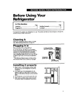 Preview for 5 page of Whirlpool ED22PW Use And Care Manual