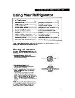 Preview for 7 page of Whirlpool ED22PW Use And Care Manual