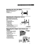 Preview for 9 page of Whirlpool ED22PW Use And Care Manual