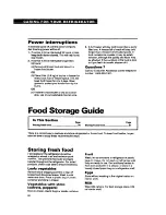 Preview for 20 page of Whirlpool ED22PW Use And Care Manual