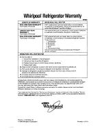 Предварительный просмотр 24 страницы Whirlpool ED25D Use & Care Manual