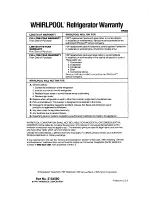 Предварительный просмотр 20 страницы Whirlpool ED25DQ Use And Care Manual