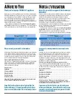 Preview for 3 page of Whirlpool ED25DQXDB06 Use & Care Manual