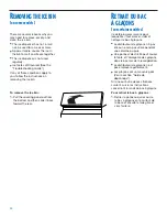 Preview for 34 page of Whirlpool ED25DQXDB06 Use & Care Manual