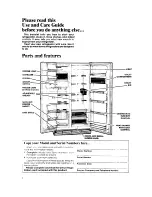 Предварительный просмотр 2 страницы Whirlpool ED25PS Use & Care Manual