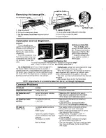 Предварительный просмотр 8 страницы Whirlpool ED25PWXTW00 Use & Care Manual