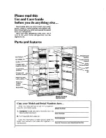 Preview for 2 page of Whirlpool ED25SM Use & Care Manual