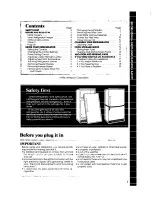 Preview for 3 page of Whirlpool ED25SM Use & Care Manual