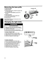 Предварительный просмотр 21 страницы Whirlpool ED27DQXDW01 Use And Care Manual