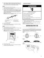 Предварительный просмотр 5 страницы Whirlpool ED2FHAXSB04 Use & Care Manual