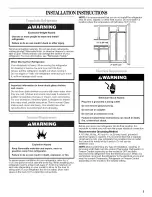 Предварительный просмотр 3 страницы Whirlpool ED2FHEXNL02 Use & Care Manual