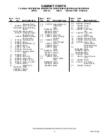 Предварительный просмотр 2 страницы Whirlpool ED2FHEXVB00 Parts List