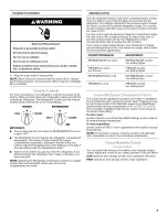 Preview for 5 page of Whirlpool ED2HHKXTQ00 Use & Care Manual