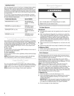 Preview for 6 page of Whirlpool ED2JHGXRB00 Use & Care Manual