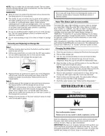 Preview for 8 page of Whirlpool ED2KHAXVA00 User Instructions