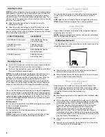 Preview for 6 page of Whirlpool  ED2KHAXVS User Instructions