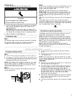 Preview for 7 page of Whirlpool  ED2KVEXVL User Instructions