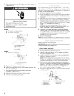 Предварительный просмотр 8 страницы Whirlpool ED2NHAXNB01 Use & Care Manual