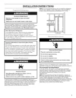 Preview for 3 page of Whirlpool ED2SHAXML12 Use & Care Manual