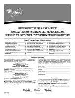 Whirlpool ED2VHEXSB00 Use & Care Manual предпросмотр