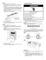 Предварительный просмотр 5 страницы Whirlpool ED2VHEXSB00 Use & Care Manual