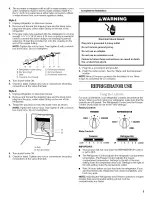 Предварительный просмотр 5 страницы Whirlpool ED2VHEXVB Use & Care Manual