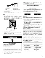 Предварительный просмотр 5 страницы Whirlpool ED5FHAXV User Instructions