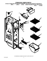 Preview for 5 page of Whirlpool ED5FHAXVA00 Parts List