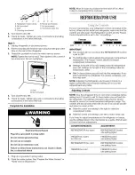 Предварительный просмотр 5 страницы Whirlpool ED5FHAXVS - 25' Dispenser Refrigerator User Instructions