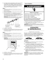 Предварительный просмотр 18 страницы Whirlpool ED5FHAXVS - 25' Dispenser Refrigerator User Instructions