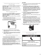 Предварительный просмотр 19 страницы Whirlpool ED5FHAXVT - 25' Dispenser Refrigerator Use & Care Manual