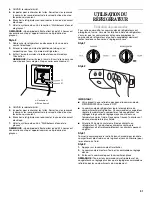 Предварительный просмотр 31 страницы Whirlpool ED5FHAXVT - 25' Dispenser Refrigerator Use & Care Manual