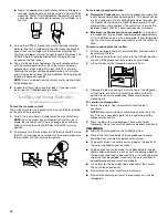 Предварительный просмотр 12 страницы Whirlpool ED5GTFXKQ00 Use & Care Manual