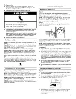 Preview for 7 page of Whirlpool ED5LTAXVB01 Use & Care Manual