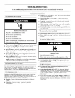 Preview for 9 page of Whirlpool ED5LTAXVB01 Use & Care Manual