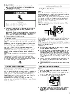 Предварительный просмотр 7 страницы Whirlpool ED5LVAXV Use & Care Manual