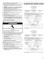 Preview for 11 page of Whirlpool ED5NHAXNL03 Use & Care Manual