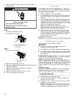 Предварительный просмотр 8 страницы Whirlpool ED5NTGXMQ00 Use And Care Manual