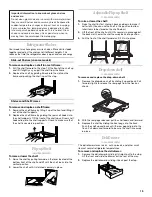 Предварительный просмотр 15 страницы Whirlpool ED5NTGXMQ00 Use And Care Manual