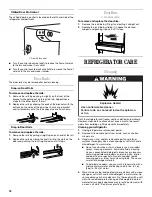 Предварительный просмотр 18 страницы Whirlpool ED5NTGXMQ00 Use And Care Manual