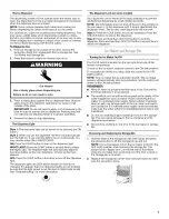 Preview for 7 page of Whirlpool ED5SHAMXL11 Use & Care Manual