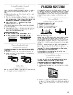 Предварительный просмотр 15 страницы Whirlpool ED7FHGXKB00 Use & Care Manual