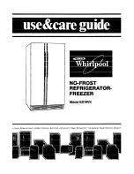 Предварительный просмотр 1 страницы Whirlpool EDl9VK Use And Care Manual